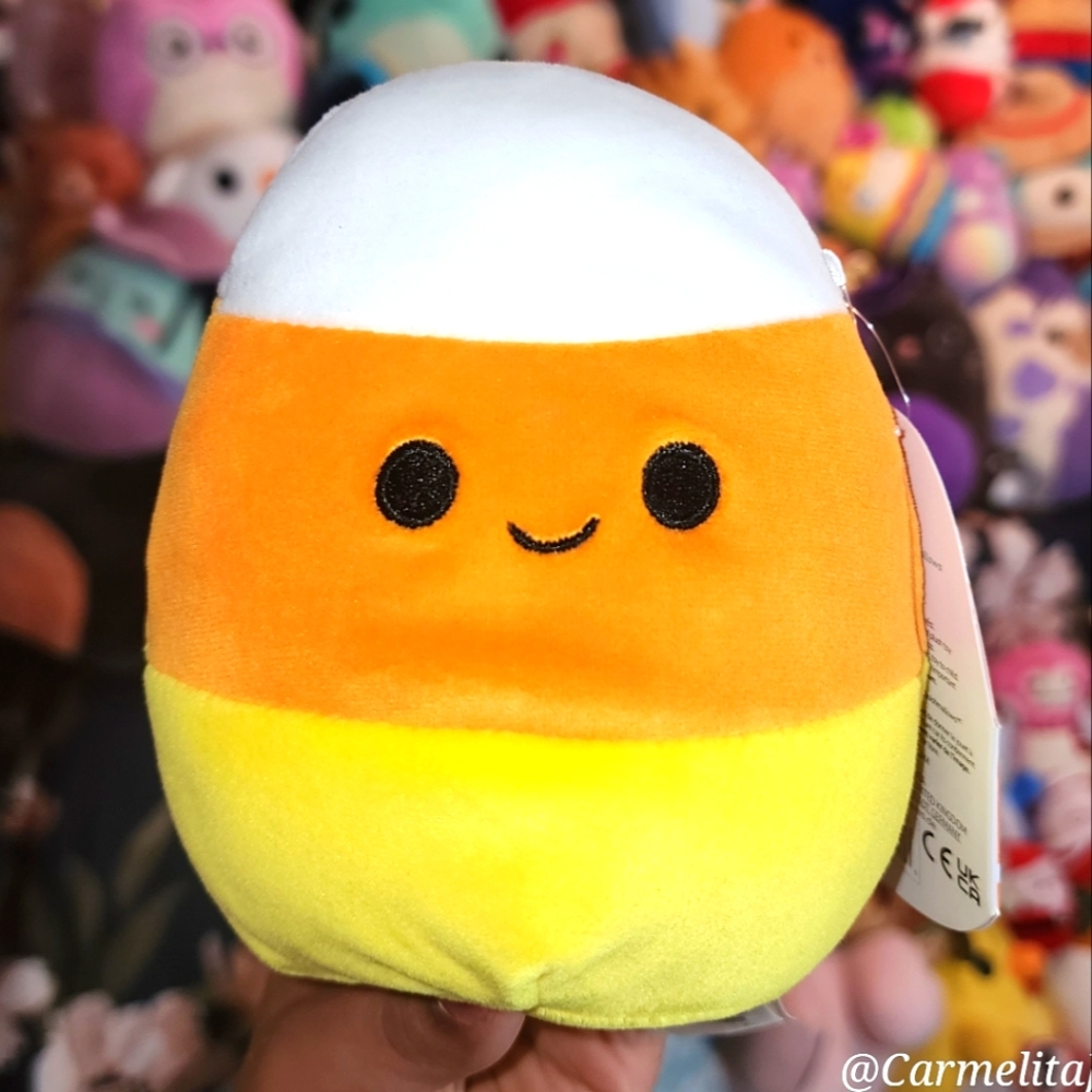 🎃 CANNON 🍬 Candy Corn Halloween 2023 Original Squishmallow by Kelly Toy ☆NWT ☆